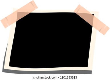 Pasted photo frame