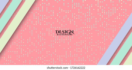 Pastel abstract background banner with circle pastel color. creative digital light modern background.