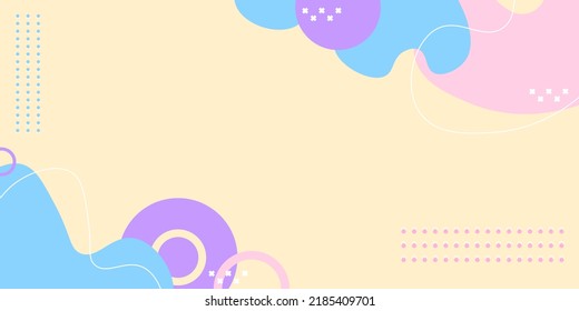 círculo de fondo abstracto pastel y punto