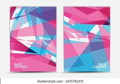 Pastel abstract background vector, cover template, business flyer, Trendy design, web texture, graphic design elements
