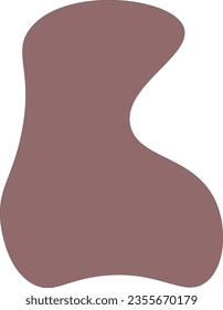 pastel abstract blob hand drawn vector element