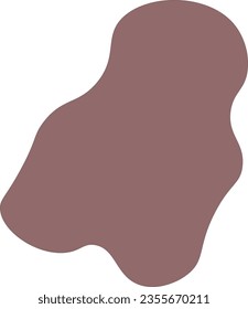 pastel abstract blob hand drawn vector element