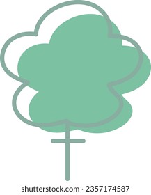 pastel abstract blob hand drawn element vector