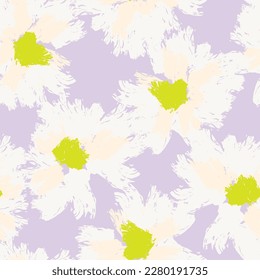 Pastel Abstract Floral seamless pattern design for fashion textiles, graphics, backgrounds and crafts