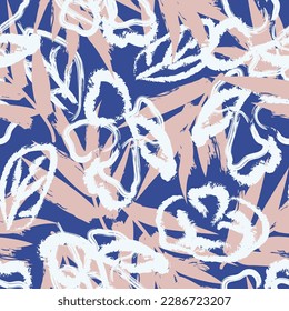 Pastel Resumen Diseño de patrones sin costura floral para textiles de moda, gráficos, fondos y artesanías