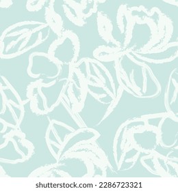 Pastel Abstract Floral seamless pattern design for fashion textiles, graphics, backgrounds and crafts