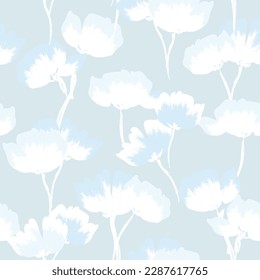 Pastel Resumen Diseño de patrones sin costura floral para textiles de moda, gráficos, fondos y artesanías