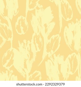 Pastel Abstract Floral seamless pattern design for fashion textiles, graphics, backgrounds and crafts