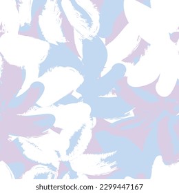 Pastel Abstract Floral seamless pattern design for fashion textiles, graphics, backgrounds and crafts