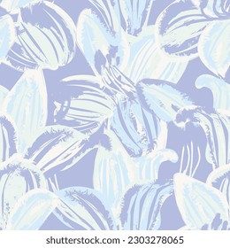 Pastel Abstract Floral seamless pattern design for fashion textiles, graphics, backgrounds and crafts