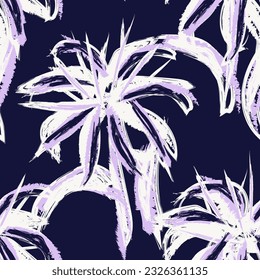 Pastel Abstract Floral seamless pattern design for fashion textiles, graphics, backgrounds and crafts