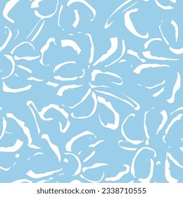 Pastel Abstract Floral nahtloses Muster für Modetextilien, Grafiken, Hintergründe und Handwerk