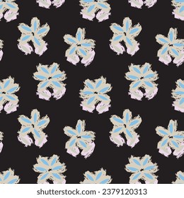 Pastel Resumen Diseño de patrones sin costura floral para textiles de moda, gráficos, fondos y artesanías