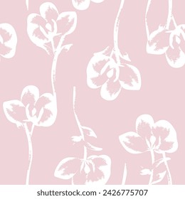 Pastel Abstract Floral seamless pattern design for fashion textiles, graphics, backgrounds and crafts