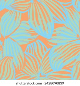 Pastel Abstract Floral seamless pattern design for fashion textiles, graphics, backgrounds and crafts