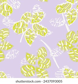 Pastel Abstract Floral seamless pattern design for fashion textiles, graphics, backgrounds and crafts