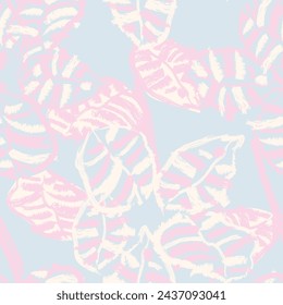 Pastell Abstraktes florales nahtloses Muster-Design für Modetextilien, Grafiken, Hintergründe und Kunsthandwerk