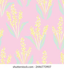 Pastell Abstraktes florales nahtloses Muster-Design für Modetextilien, Grafiken, Hintergründe und Kunsthandwerk