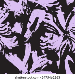 Diseño de patrones sin costuras florales Abstractas pastel para textiles de moda, gráficos, fondos y artesanías