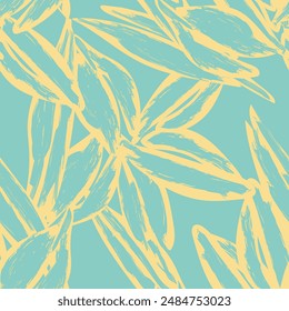 Diseño de patrones sin costuras florales Abstractas pastel para textiles de moda, gráficos, fondos y artesanías