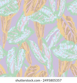 Pastel Abstract Floral nahtloses Muster Design für Mode Textilien, Grafiken, Hintergründe und Kunsthandwerk