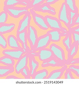 Pastel Abstractas Floral diseño de patrones sin fisuras para textiles de moda, gráficos, fondos y artesanías