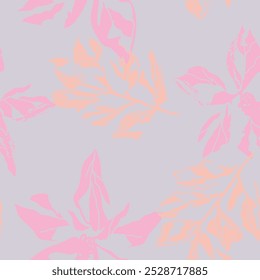 Pastel Abstract Floral seamless pattern design for fashion textiles, graphics, backgrounds and crafts