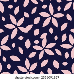 Pastel Abstract Floral seamless pattern design for fashion textiles, graphics, backgrounds and crafts