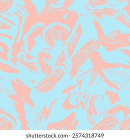 Pastel Abstract Floral seamless pattern design for fashion textiles, graphics, backgrounds and crafts