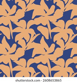 Pastel Abstract Floral seamless pattern design for fashion textiles, graphics, backgrounds and crafts