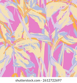 Pastel Abstract Floral seamless pattern design for fashion textiles, graphics, backgrounds and crafts