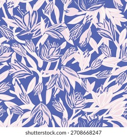 Pastel Abstractas Floral diseño de patrones sin fisuras para textiles de moda, gráficos, fondos y artesanías