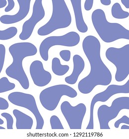 Pastel abstract flower seamless pattern. Vector illustration
