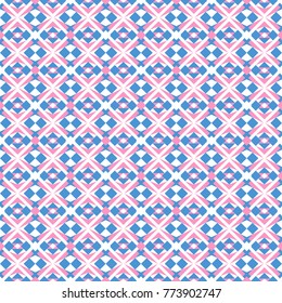 Pastel abstract geometric pattern seamless vector. Background with modern mosaic print. Design for product package, wallpaper, backdrop, textile, fabric, gift wrapping paper, cards template.