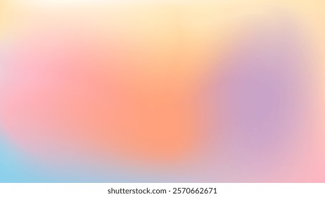 Pastel abstract gradient background colorful graphic pastel digital screen, display, blurry, backdrop, for web design and wallpaper.