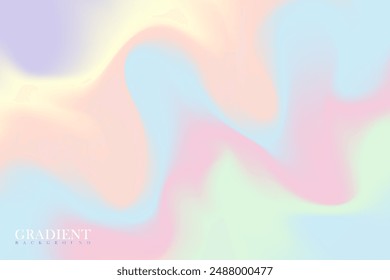 Pastel abstract gradient background design