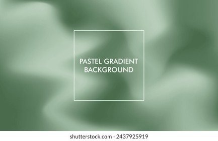 pastel abstract gradient background with green background