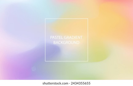 pastel abstract gradient background with yellow, blue, green, tosca, purpe, orange background