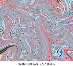 Pastel abstract liquid marble texture with flowing curves, soft gradient waves, modern artistic background for branding, wellness visuals, and digital design.