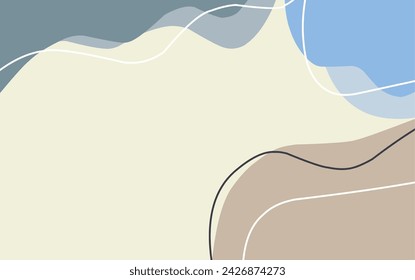 Pastel abstract liquid shape backgrounds 