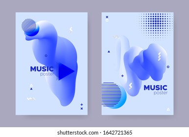 Pastel Abstract Memphis Gradient. Summer Fluid Design. Liquid Banner. Vector Geometric Magazine. Hipster Memphis Background. Vibrant Fluid Shape. Trendy Wave Banner. Hipster Memphis Brochure.