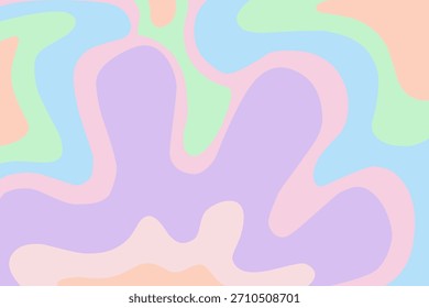 Pastel abstrakte organische Form Hintergrundgrafik
