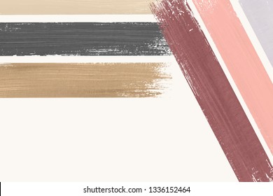 Pastel acrylic brush stroke vector
