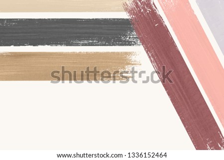 Pastel acrylic brush stroke vector