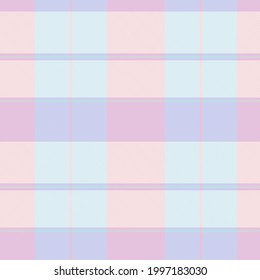 Pastel Asymmetric Plaid textured seamless pattern suitable for fashion textiles and graphics