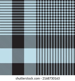 Pastel Asymmetric Plaid textured seamless pattern suitable for fashion textiles and graphics