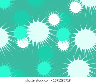 Pastel background with abstract figures
