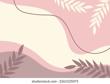 Fondo Pastel. Resumen de fondo de crema de trigo liso de línea pastel. fondo de ilustración vectorial.