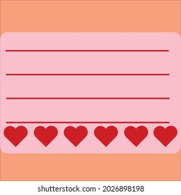 Pastel background can write messages, make cards.