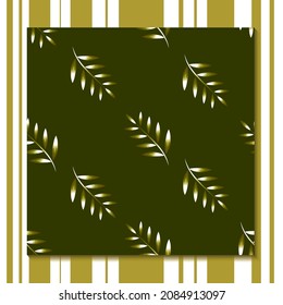 pastel background decorative with tropical leaves seamless pattern plants and foliage in monochromatic color style. vector design. fashionable print texture. Exotic tropics. Summer design. nature wall